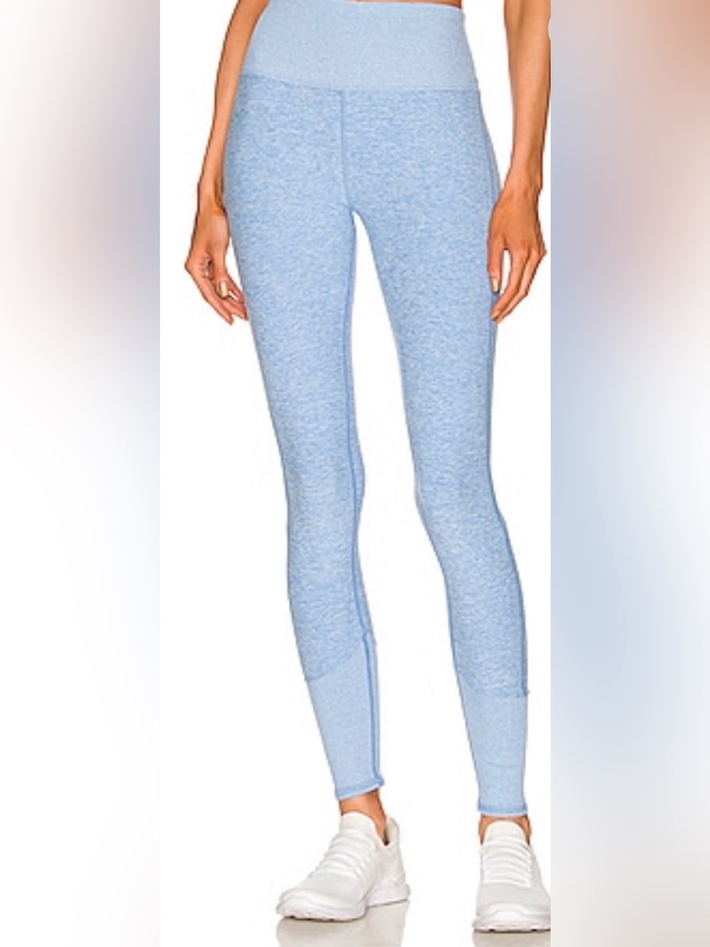 Alo Soft Light Blue Heathered Leggings